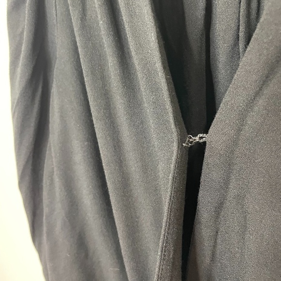 AFRM Black Long Sleeve Wrap Front Bodysuit - Picture 6 of 9